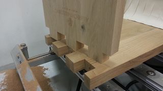 Doświadczenia CNC Holzher - Przykład detalu obróbka drewna