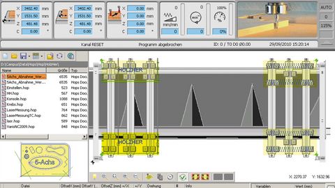 Erstellt das CNC-Bearbeitungsprogramm automatisch per Knopfdruck Erstellt das CNC-Bearbeitungsprogramm automatisch per Knopfdruck