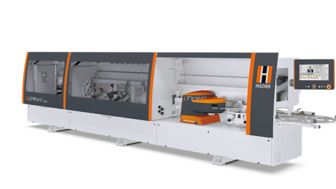 Kantenanleimmaschine HOLZHER LUMINA 1586 Kantenanleimer Holzher Lumina 1586 Nullfuge