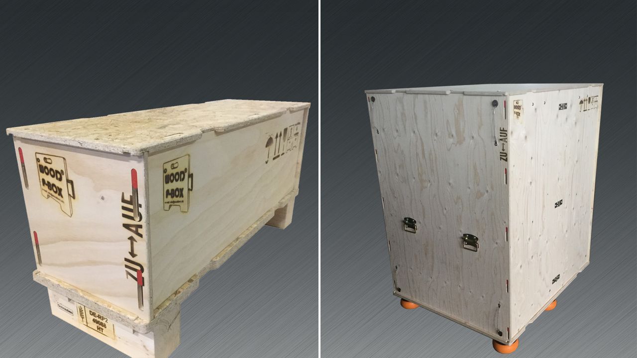 Emballages bois en contreplaqué personnalisé : Devis sur Techni-Contact -  Emballages en bois