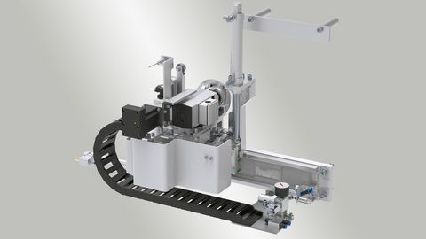 Eckkopieraggregat zum Eckenbearbeiten bis 3 mm Kantenstärke Eckkopieraggregat zum Eckenbearbeiten bis 3 mm Kantenstärke