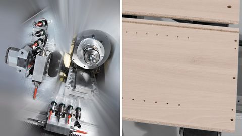 Bohren, sägen, fräsen, nuten – der Bearbeitungskopf der PRO-MASTER Serie Bohren, sägen, fräsen, nuten – der Bearbeitungskopf der PRO-MASTER Serie